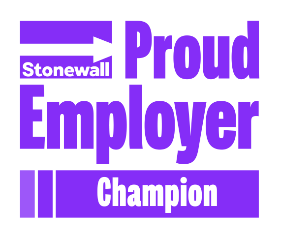 Proud Employers - Champion Logo (Proud Purple)